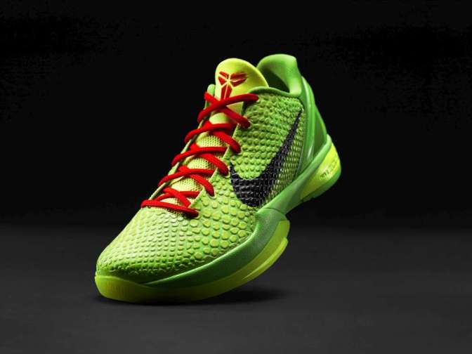 Nike Zoom Kobe VI Christmas "Grinch"